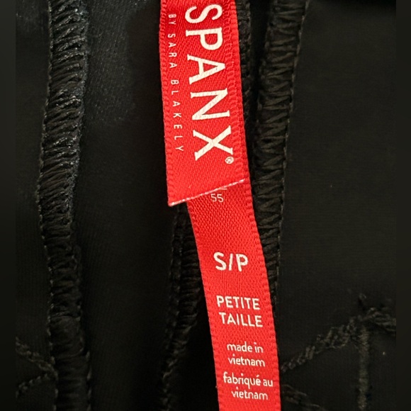 Spanx The Perfect Pant Black Ankle Back Seam Skinny Size S/P - Picture 8 of 8
